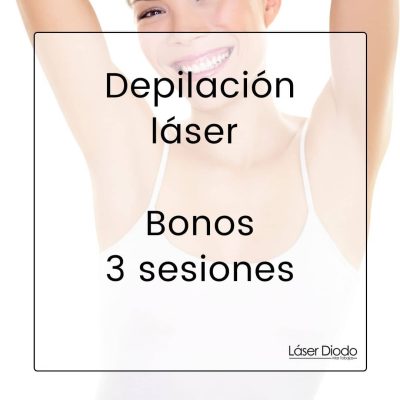 Bono 3 sesiones - depilación láser valencia